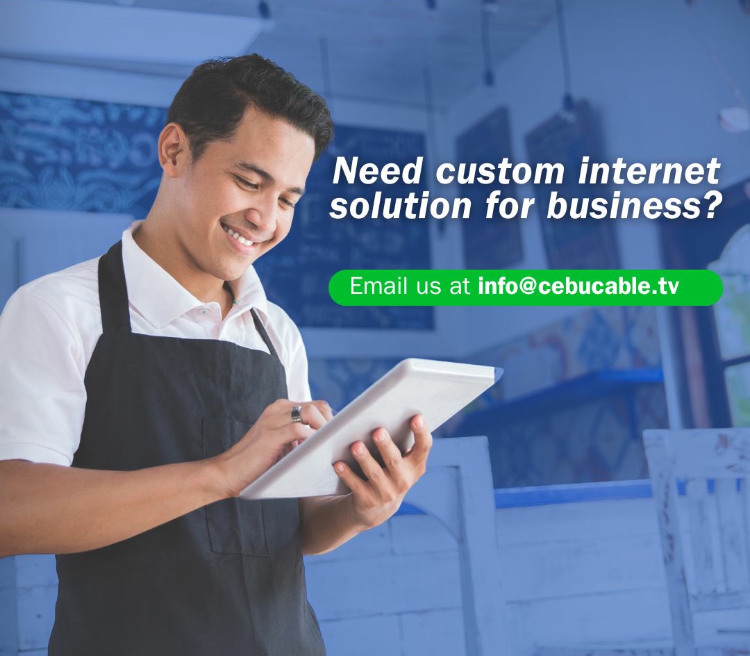 Business internet solution advertisement